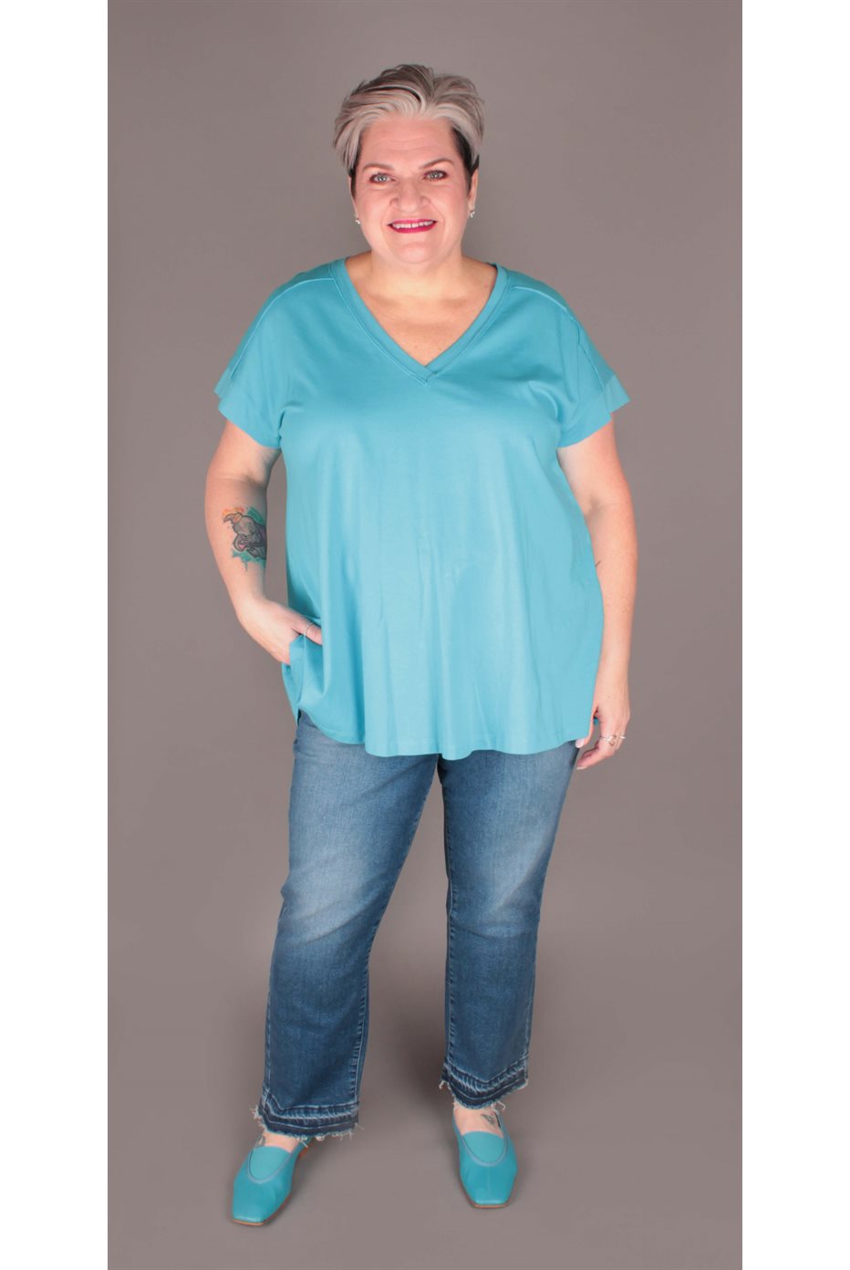 Tunique Tee-Shirt Turquoise